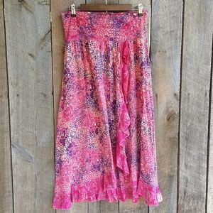 🌺Santiki Floral Print Maxi Skirt XL🌺